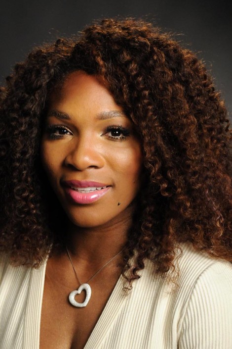 US tennis champion and UNICEF Goodwill Ambassador Serena Williams, smiles during a portrait session.