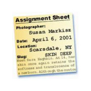 Assignment Sheet for Skin Deep
