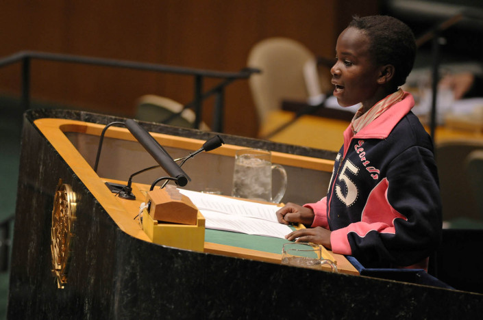 Millicent Otieno Orondo, Kenyan Child Delegate