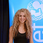 Shakira at UN Headquarters